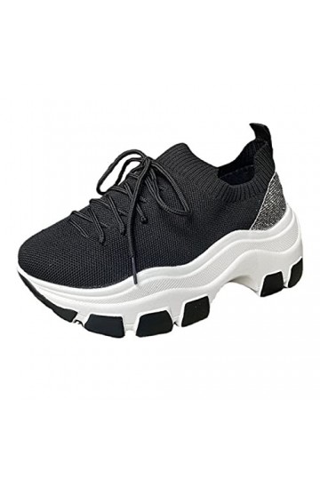 Chaussure Femme Baskets Homme Sneakers de Sport Running Confortable Fitness Mode Sneaker Style Multicolore Respirante Air Bas