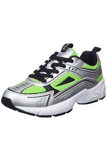 FILA Femme 2000 Stunner Low WMN Basket, Jasmine Green-Silver, 38 EU