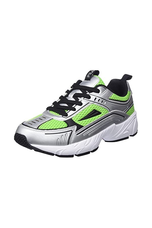 FILA Femme 2000 Stunner Low WMN Basket, Jasmine Green-Silver, 38 EU