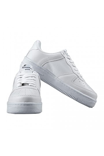 Bonateks Femme Defrb100192 Basket, Blanc, 36 EU Étroit