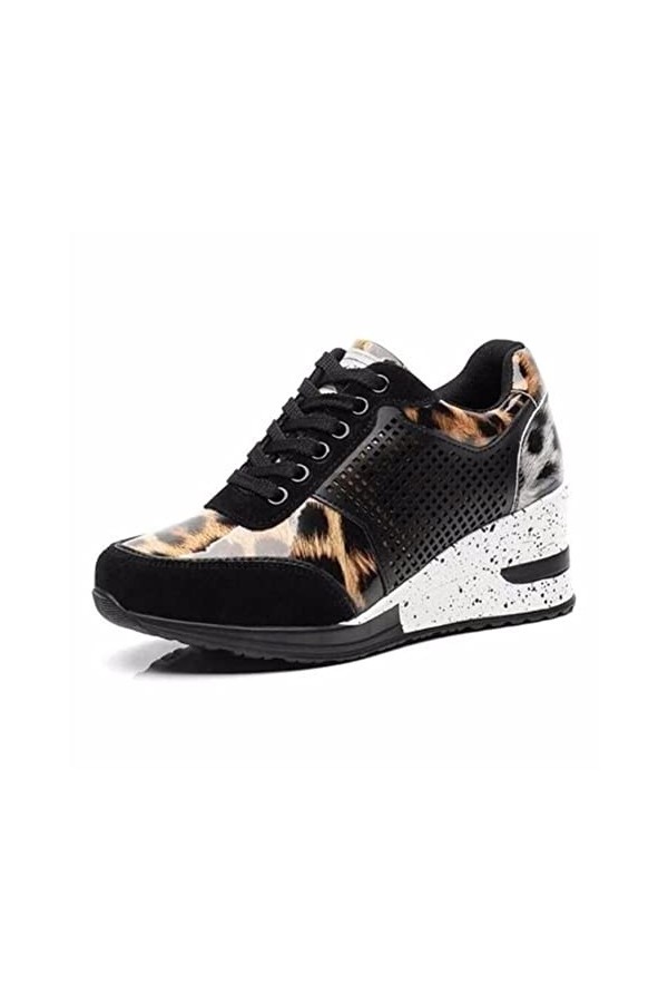 Baskets à talon compensé pour femme, élégantes et épaisses, pour la gym, lathlétisme, les activités de plein air, les chauss