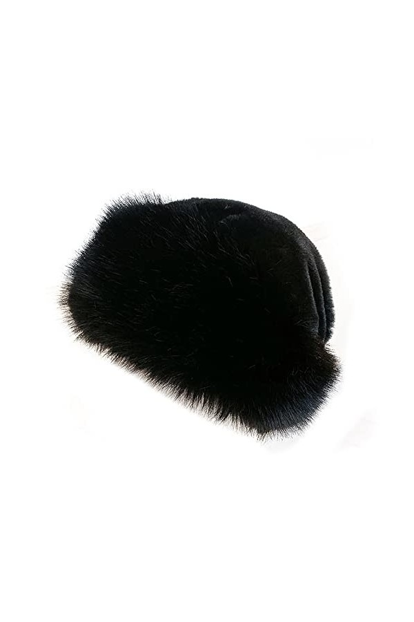 MoreChioce Chapeau en Fausse Fourrure, Chapeau dhiver en Fausse Fourrure de Renard Chapeau Dôme Chapeau dhiver Chapeau en P