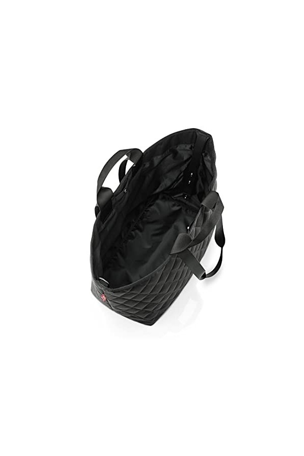 reisenthel classic shopper XL rhombus black - Sac de shopping spacieux et sac à main élégant en un - En matériau hydrofuge