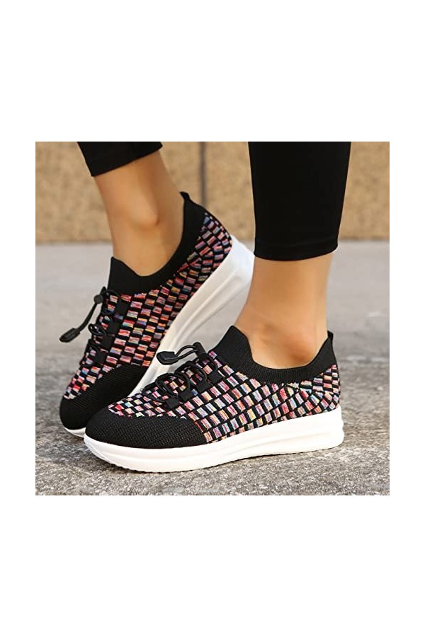 Baskets pour Femmes Marche Légers Sneakers Femme Air Baskets Chaussures Sport Sneakers Mode Automne Femmes Chaussures de Spor