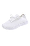Femme Baskets Chaussures Sport Course Sneakers Femme Air Baskets Chaussures Sport Sneakers Mesdames mode couleur unie maille 