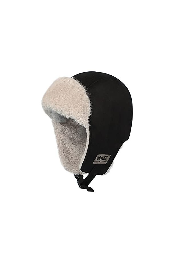 Chapeau de trappeur en fausse fourrure pour femme,Chaud et épais,Cache-oreilles,Pour la chasse, lhiver, le ski, la neige,Bon