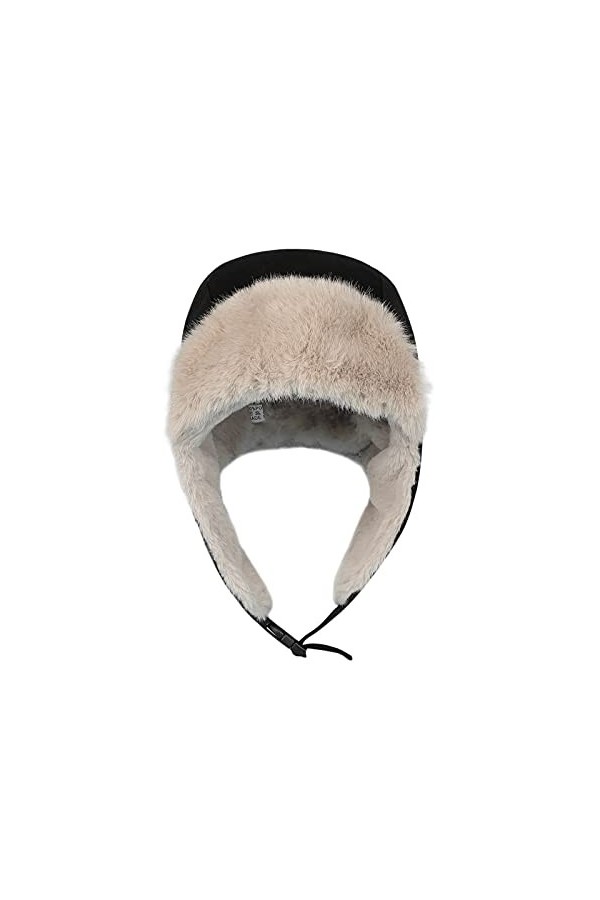 Chapeau de trappeur en fausse fourrure pour femme,Chaud et épais,Cache-oreilles,Pour la chasse, lhiver, le ski, la neige,Bon
