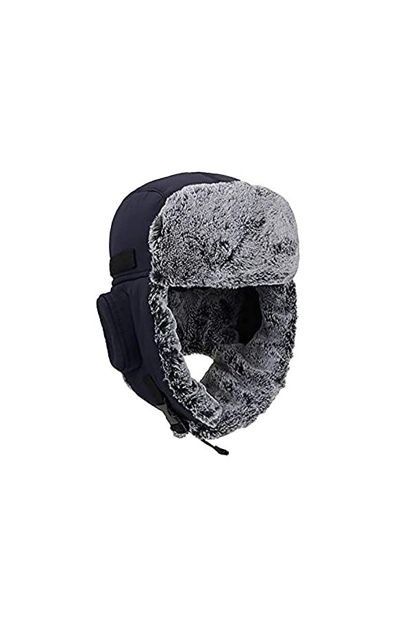 HunterBee Chapeau de Chasse Chaud Earmuff Casquette Bombardier Aviateur Ushankar Russe Trappeur Trooper Chaleureux Froid Ears