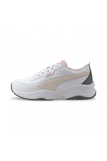 PUMA Cilia Mode, Baskets Femme, Blanc Silver, 38 EU