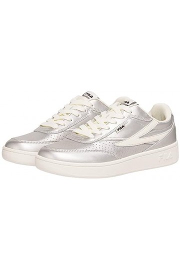 FILA Femme Sevaro F WM Basket, Silver Marshmallow, 41 EU