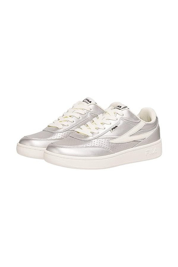 FILA Femme Sevaro F WM Basket, Silver Marshmallow, 41 EU