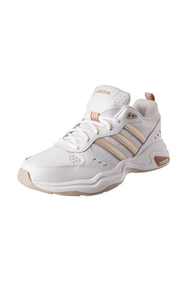 adidas Femme Strutter Sneakers, FTWR White/Wonder Gold Met./Wonder Beige, 40 EU