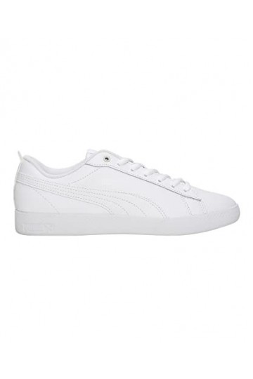 Puma Women Puma Smash Wns V2 L Sneakers, Puma White-Puma White, 41 EU