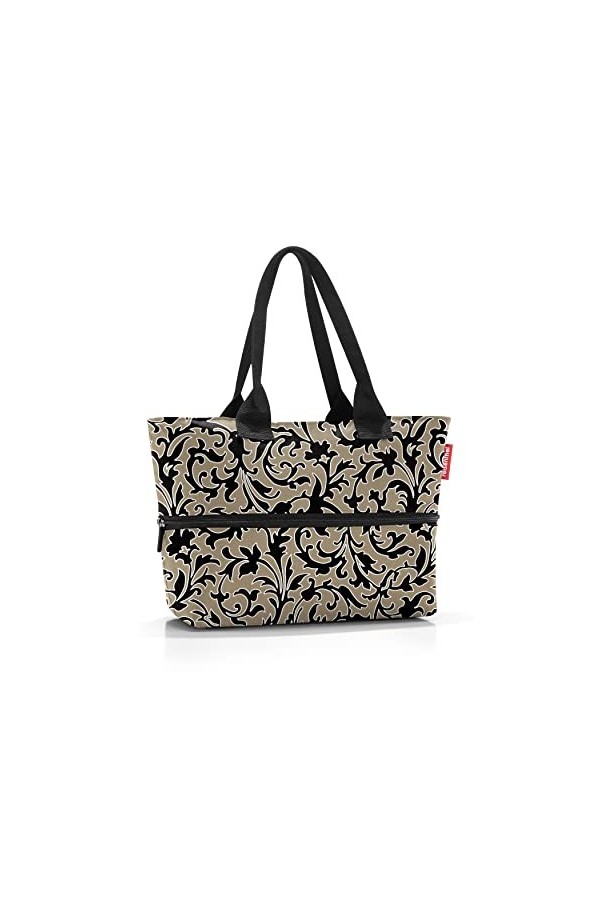 reisenthel shopper e1 - Sac grand volume en tissu polyester de haute qualité, Couleur:florist indigo