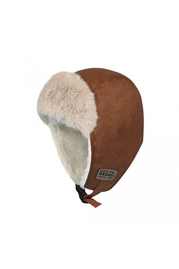 Bonnet daviateur pour femme,Capuchon de neige russe,Coupe-vent,Anti-froid,En fourrure synthétique,Avec cache-oreilles,Chaud 