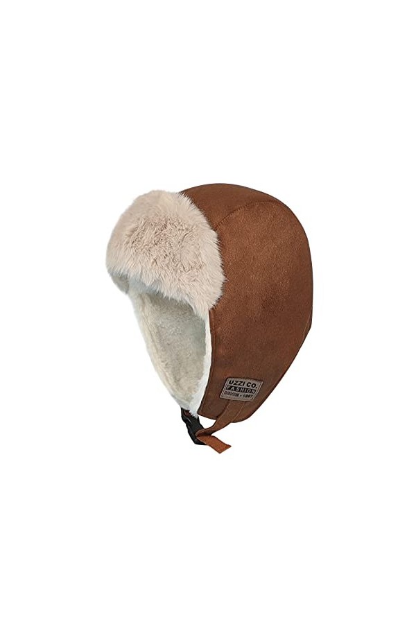 Bonnet daviateur pour femme,Capuchon de neige russe,Coupe-vent,Anti-froid,En fourrure synthétique,Avec cache-oreilles,Chaud 