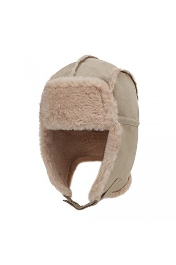 Bonnet dhiver chaud avec rabats doreille pour femme - Réversible - Pour la chasse russe - Coupe-vent - Pour le ski et la ne