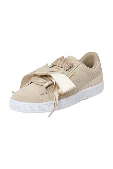 Puma Suede Heart Safari, Basket Mode Femme, Beige Safari-Safari , 36 EU