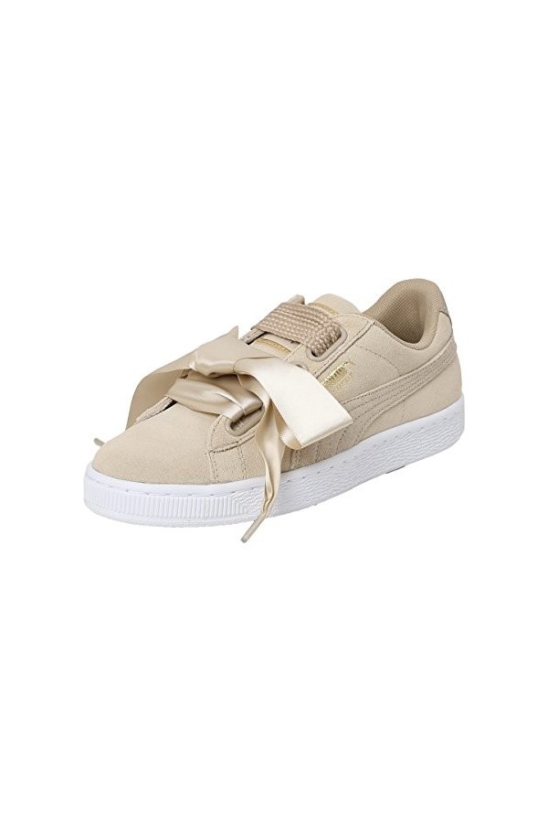 Puma Suede Heart Safari, Basket Mode Femme, Beige Safari-Safari , 36 EU