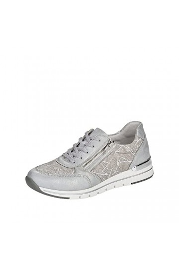 Remonte, R6700, Femme Basket_Mode_Basse Noir métallisé - 38 EU