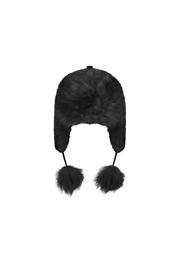 Bonnet Leifeng unisexe épais en fourrure de renard,Chapeau en peluche russe,Coupe-vent,Anti-froid,Polaire dhiver,Chaud et te
