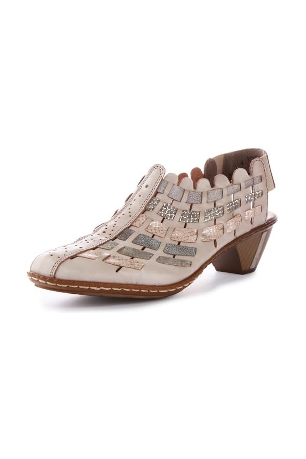 Rieker Chaussures basses Halbschuhe 46778 pour femme, bleu, 38 EU