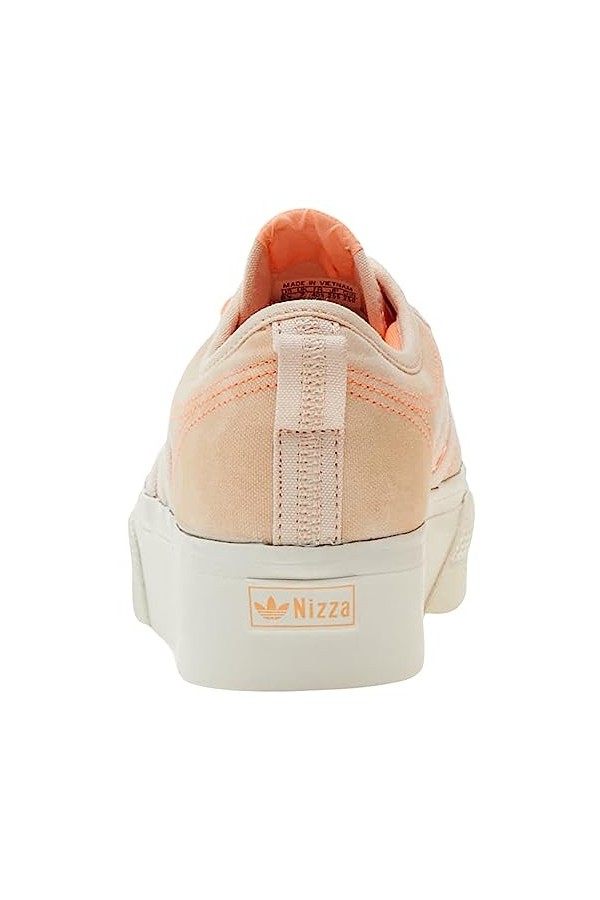 adidas Plateforme Nizza, Chaussures pour femme, Bliss Orange Bliss Orange, 39 1/3 EU
