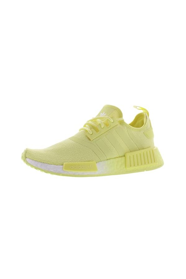 adidas Originals NMD R1 Womens Shoes Size 6, Color: Lime Yellow/White
