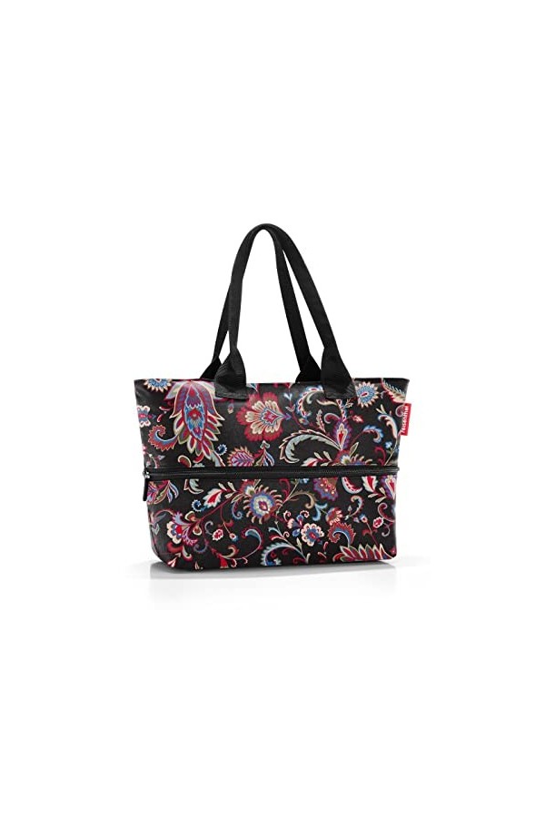 reisenthel shopper e1 - Sac grand volume en tissu polyester de haute qualité, Couleur:florist indigo