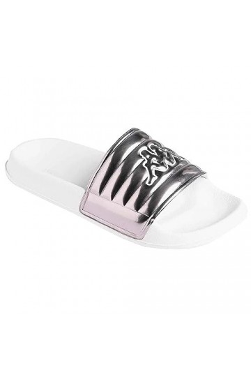 Kappa - Claquettes Nolesit Sportswear pour Femme - Blanc - Taille 37