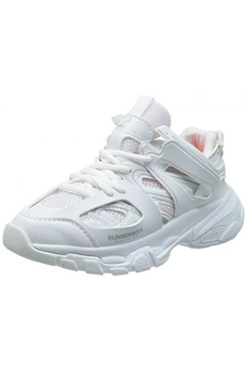 Piccola Lala Femme De-pl-rb-000283 Chaussures de Marche, Blanc, 36 EU