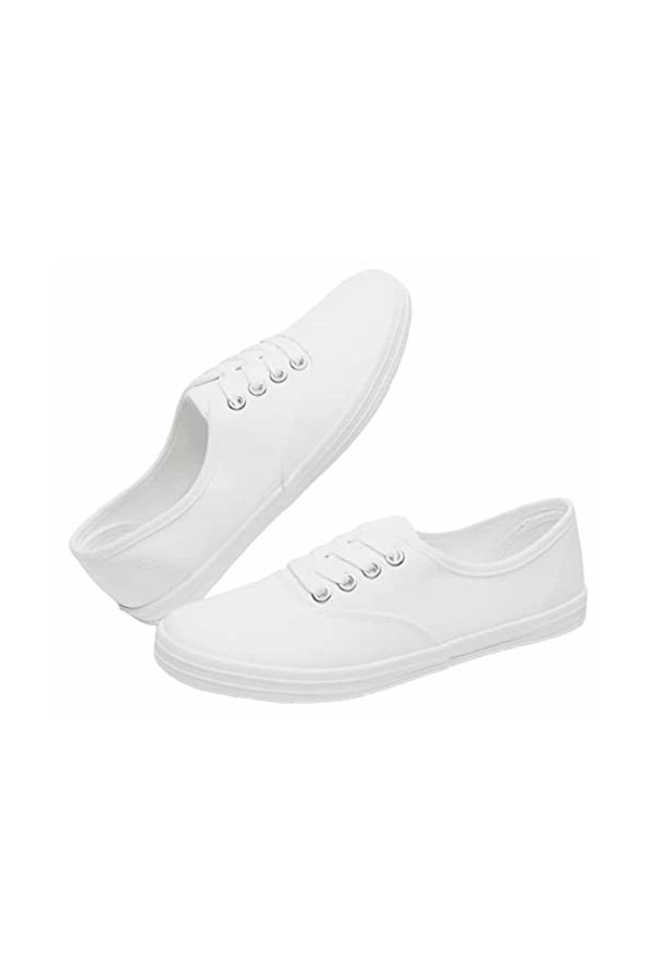 Shoes8teen Chaussures De Toile Baskets à Lacets pour Femme 6 M US Royal 324