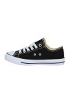 Elara Baskets Basses Unisexe Femme Homme Chunkyrayan Chucks-Flach-1 Black-42