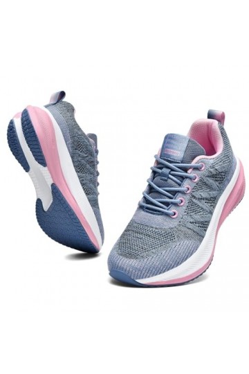 EaseWalk Sneakers pour Homme et Femme - Chaussures de Sport Confortables avec Amortissement Purple 36