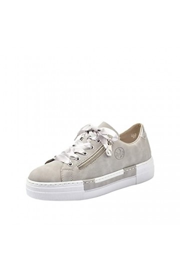 Rieker Frühjahr/Sommer N49C2 Sneakers Basses Femme Rouge Flamme/Weiss/ 33 33 39 EU