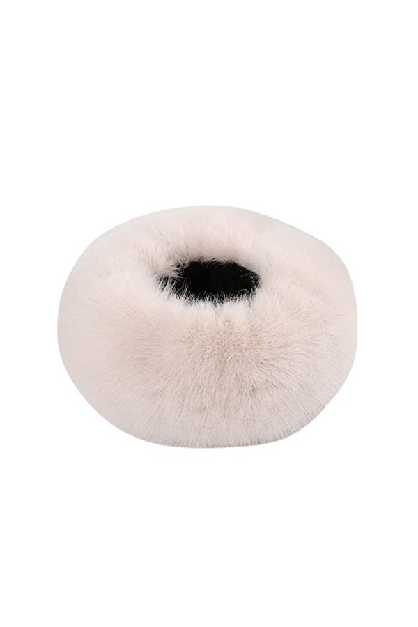 iSpchen ÉChapeau dhiver pour Femmes avec Bandeau en Fausse Fourrure, Chapeau dhiver Chaud Épaissi avec Chapeau Haut De Form