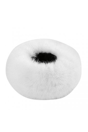 iSpchen ÉChapeau dhiver pour Femmes avec Bandeau en Fausse Fourrure, Chapeau Chaud Épaissi Haut De Forme Creux Extensible Bo