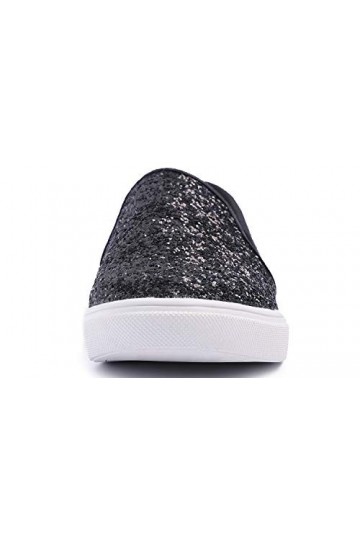 Feversole Womens Fashion Slip-on Sneaker, Glisser sur La Baskets Mode pour Femmes