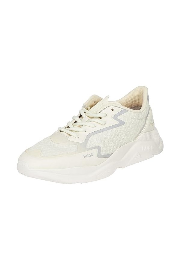HUGO Femme Leon_Runn_thdd, Blanc, 40 EU