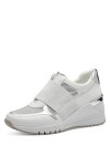 MARCO TOZZI Femme Damen, Sneaker, Feel ME Fußbett,Wechselfußbett, weiches Innenfutter, 2-24780-42 Basket, White Comb, 40 EU