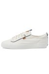 Keds Femme Chaussures à Enfiler en Toile Kickback Basket, Blanc Marine Nautique, 37 EU