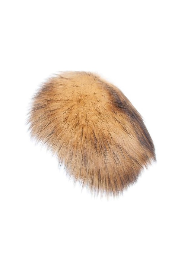 Chic Vibe Cossack - Bonnet en fourrure synthétique, Beige zobel, Taille M