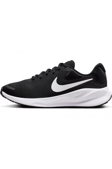 Nike Femme Revolution 7 Sneaker, Black/White, 45 EU