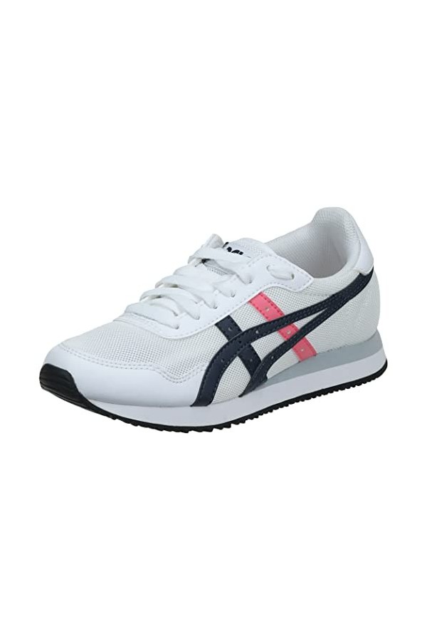 ASICS Femme Tiger Runner Baskets, Glacier Gris Blanc, 35.5 EU