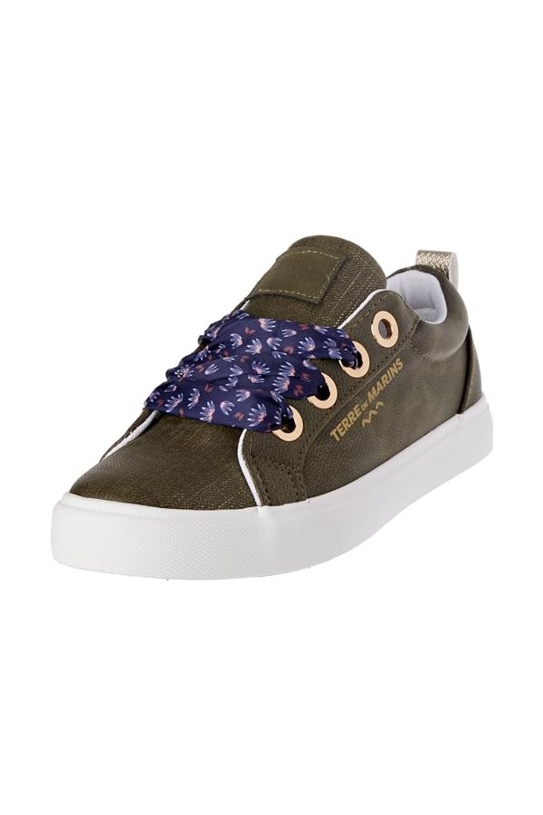 TERRE DE MARINS Femme Tosca Basket, Kaki, 38 EU