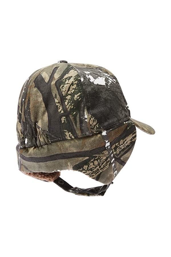 Jeff & Aimy Elmer Fudd Casquette de baseball unisexe avec cache-oreilles 54-62 cm, 99726 Camouflage gris, Taille L