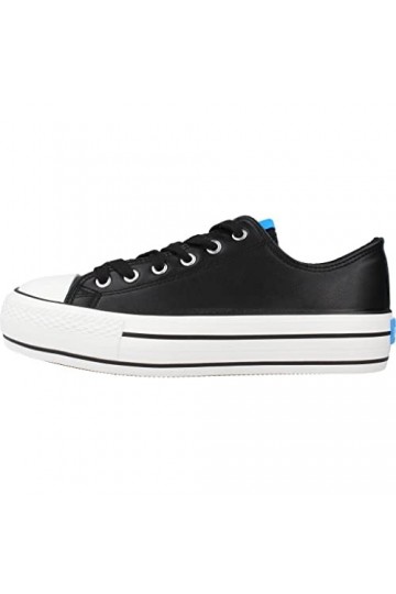 MTNG Deportivas Mujer Deportivas Bigger-X 60173 Mujer | Deportivas Casual | Cierre Con Cordones | 55614 | PU NEGRO3