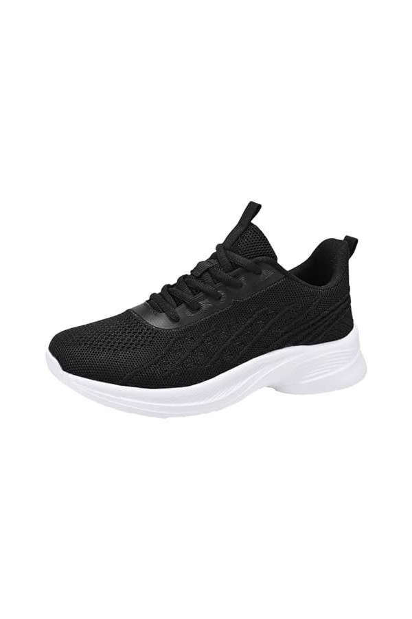 Coo2Sot Chaussure Confortable Femme Mode Maille Bloquant Couleurs Respirantes Confortables Décontracté Toutes Saisons Basket 