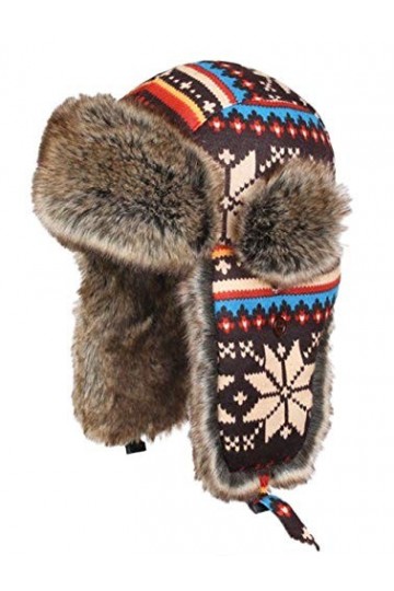 Insun - Bonnet daviateur - Tricoté - Pour adulte et enfant