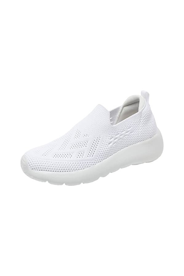Coo2Sot Chaussure Sécurité Femme Baskets Mode Couleur Maille Respirant DÉté Confortable Semelle Épaisse Semelle Souple Léger